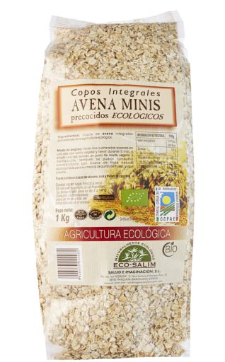 Mini flocons d&#39;avoine éco 1 kg