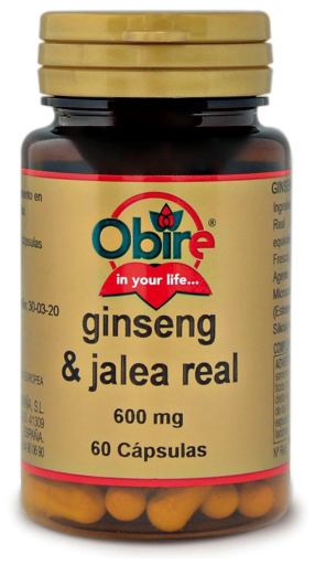 Ginseng &amp; Gelée Royale 600 mg 60 Gélules