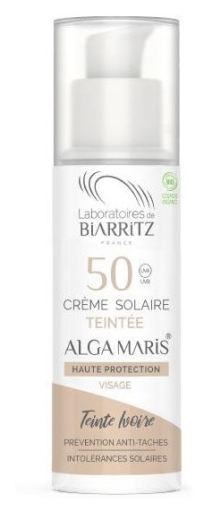 crème solaire visage teintée SPF 50+ 50 ml