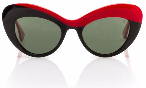 Lunettes de soleil Marilyn 15160 Rouge Noir 55 mm