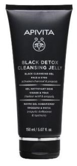 Black Detox Gel Nettoyant Visage et Yeux 150 ml