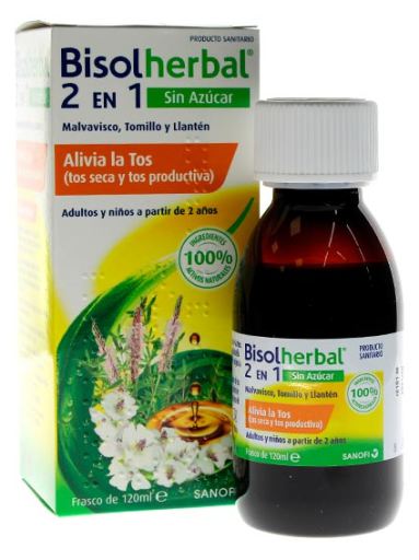 Bisolherbal 2 en 1 Sans Sucre 120 ml