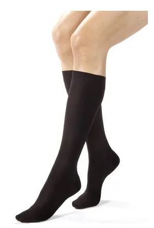 Moyenne Courte Forte compression Embout noir taille Xl