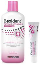 Bexident Bain de Bouche Dents Sensibles 500 ml+ Bexident Dentifrice 75 ml