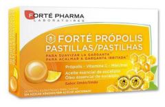 Propolis Miel pour Adoucir la Gorge Goût Citron 24 pastilles