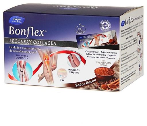 Bonflex Recovery Collagène Saveur Cacao 30 Sticks