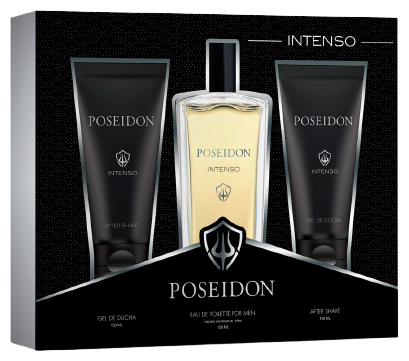 Coffret Eau de Toilette Poséidon Intense 150 ml + 2 Pièces