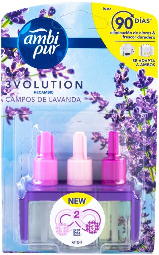 3volution Recharge Désodorisant Electrique Champs de Lavande 21,5 ml