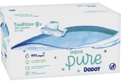 Lingettes bébé Aqua Pure