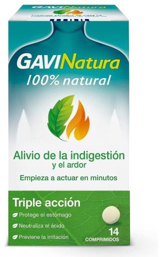 Gavinatura Soulagement Indigestion et Brûlures 14 Comprimés