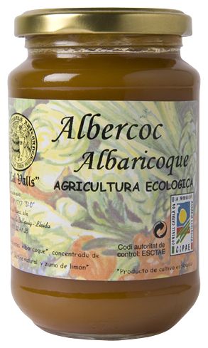 Confiture d&#39;Abricot Bio 375 gr