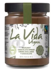 Crème au chocolat et aux noisettes La Vida Vegana 270 gr