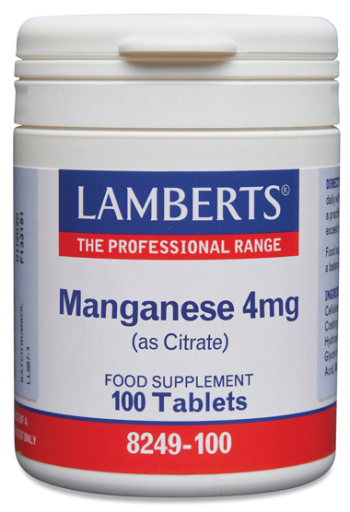 Manganèse sous forme de citrate 5 mg 100 unités