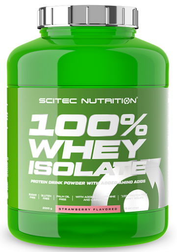 100% Whey Isolate Fraise 2000 gr