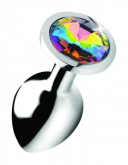 Plug anal moyen Rainbow Gem