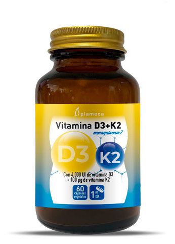 Vitamine D3+K2 60 Gélules Végétales