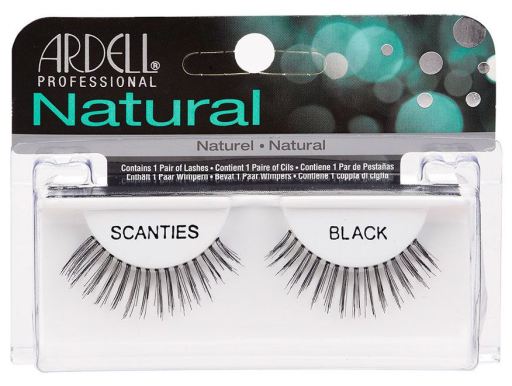 Faux cils naturels Scanties noirs