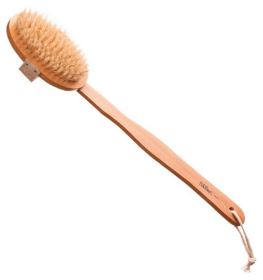 Brosse de bain en fibre naturelle de bois