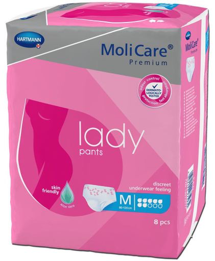 Culotte d&#39;incontinence pour femme 7 gouttes M 8 pcs