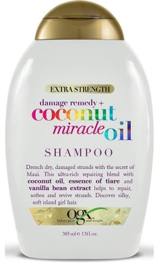 Shampooing à l&#39;huile de noix de coco miracle 385 ml