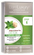 Set manucure et pédicure Detox gingembre et thé vert 4 pcs