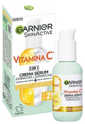 Sérum-Crème Skin Active Vitamine C SPF 25 50 ml