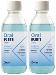 Oralkin Zero Lot de 2 bains de bouche 500 ml