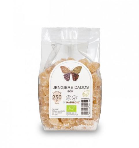 Dés de gingembre déshydraté Eco 200 gr