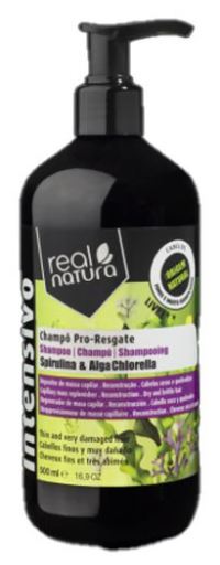 Reconstruction Shampoing Sans Sel Spiruline &amp; Algue Chlorelle 500 ml