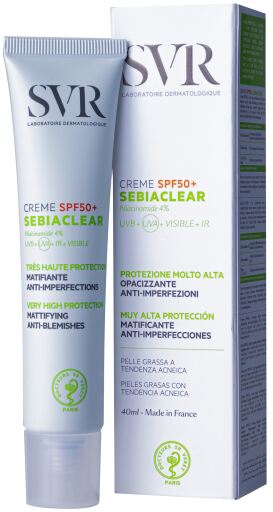 Sebiaclear Crème Matifiante SPF 50+ 40 ml