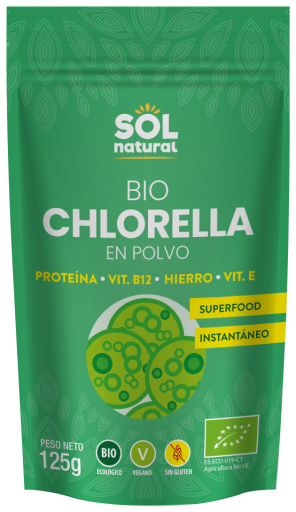 Poudre de Chlorelle Bio 125 gr