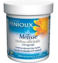 Mélisse 210 mg 200 Gélules