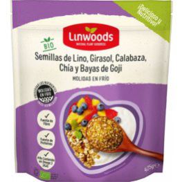 Graines de Lin Tournesol Citrouille &amp; Sésame Goji Bio 425 gr