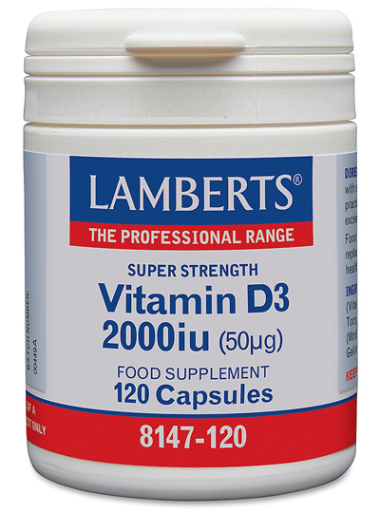 Vitamine D3 2 000 UI 120 Capsules