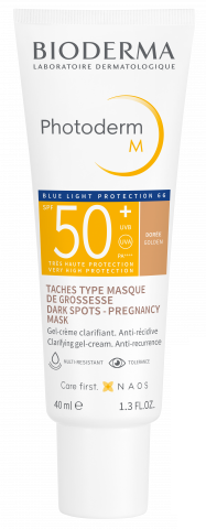 Photoderm M Gel Couleur Dorée Crème Protectrice SPF 50+ 40 ml