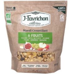 Croquant Muesli 6 Fruits 375 gr