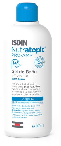 Nutratopic Pro-Amp Gel Douche Émollient Peaux Atopiques