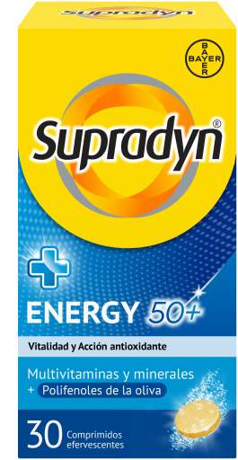 Energy 50+ 30 Comprimés Effervescents