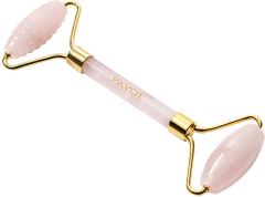 Outils de déplacement du visage Rouleau facial en quartz rose