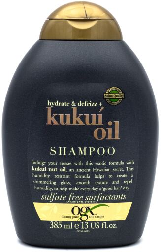 Kukui Oil Hydrate &amp; Defrizz+ Shampooing 385 ml