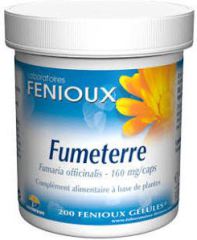 Fenioux Fumaria 200 Gélules 160 mg