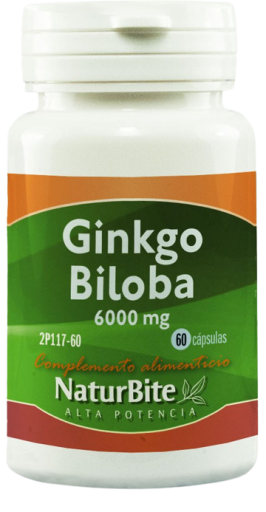 Ginkgo Biloba 6000 mg 60 Comprimés