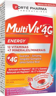 Multivit 4G Energie 30 Comprimés