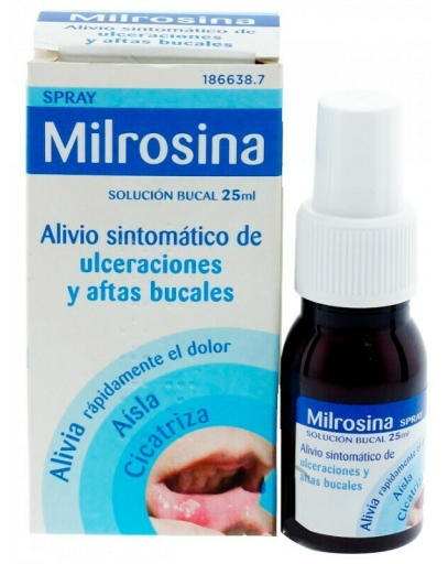 Milrosina Spray Solution Buvable 25 ml