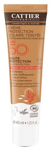 Crème Protectrice Solaire avec Couleur Spf50 40 ml