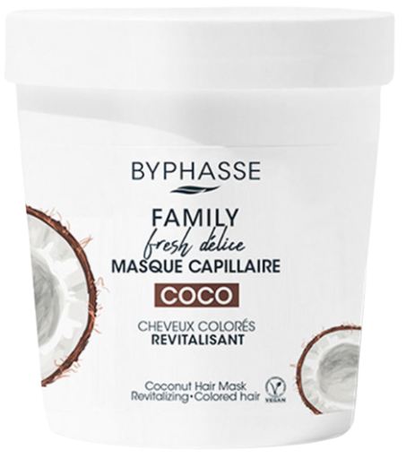 Family Fresh Delice Masque Noix de Coco Cheveux Colorés 250 ml