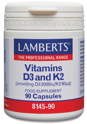 Vitamine D3 2000 UI et K2 90 µg