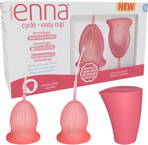 Coupes Menstruelles Cycle Taille L 2 unités + Stérilisateur