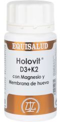 Holovit D3 &amp; k2 avec Magnésium et Membrane d&#39;Oeuf 50 Capsules