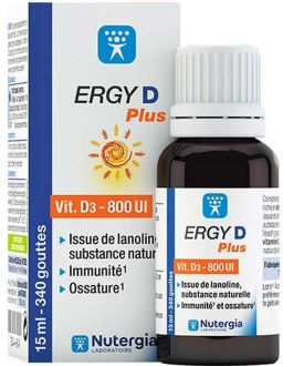 Ergy D Plus Vitamine D3 15 ml